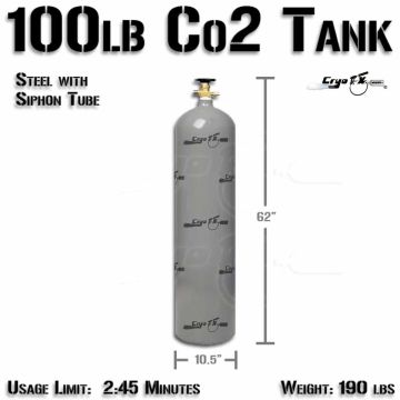 100lb Co2 Tank (Siphon)