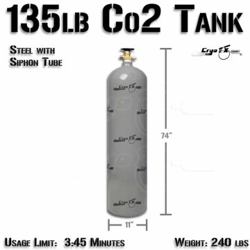 135lb Co2 Tank (Siphon)