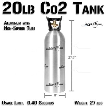 20lb Co2 Tank (Non Siphon)