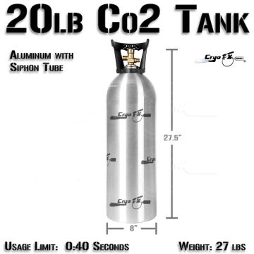 20lb Co2 Tank (Siphon Tube)