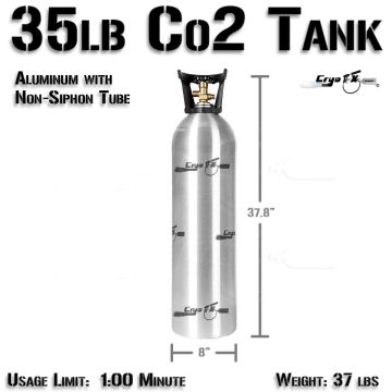 35lb Co2 Tank (Non Siphon)