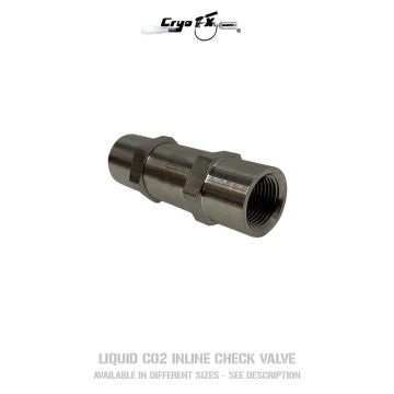 LIQUID CO2 INLINE CHECK VALVE