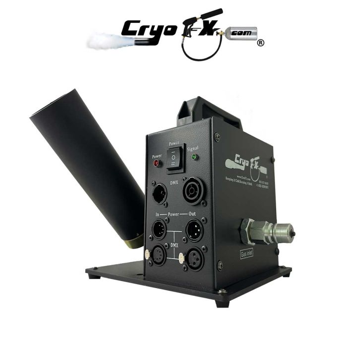 Co2 Jet DMX 512 and Cryo Jet DMX 512, Cryo Cannon DMX 512, Co2