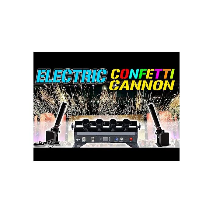 Electric Confetti Cannon 4 Shot