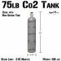 75lb Steel Co2 Tank (Non Siphon) thumbnail