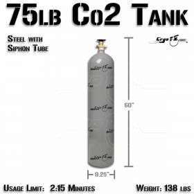 75lb Co2 Tank (Siphon Tube)