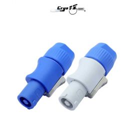 Generic Grey & Blue Set PowerCon Style Connector