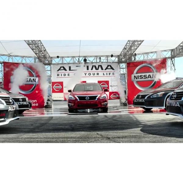 CRYOFX® Built and Installed a Custom CO2 Special Effect Smoke Jet system for Nissan's Ride of Your Life Commercial