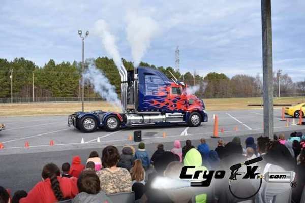 CryoFX® LLC Delivers Custom Co2 System on Optimus Prime – Optimus Is Here!