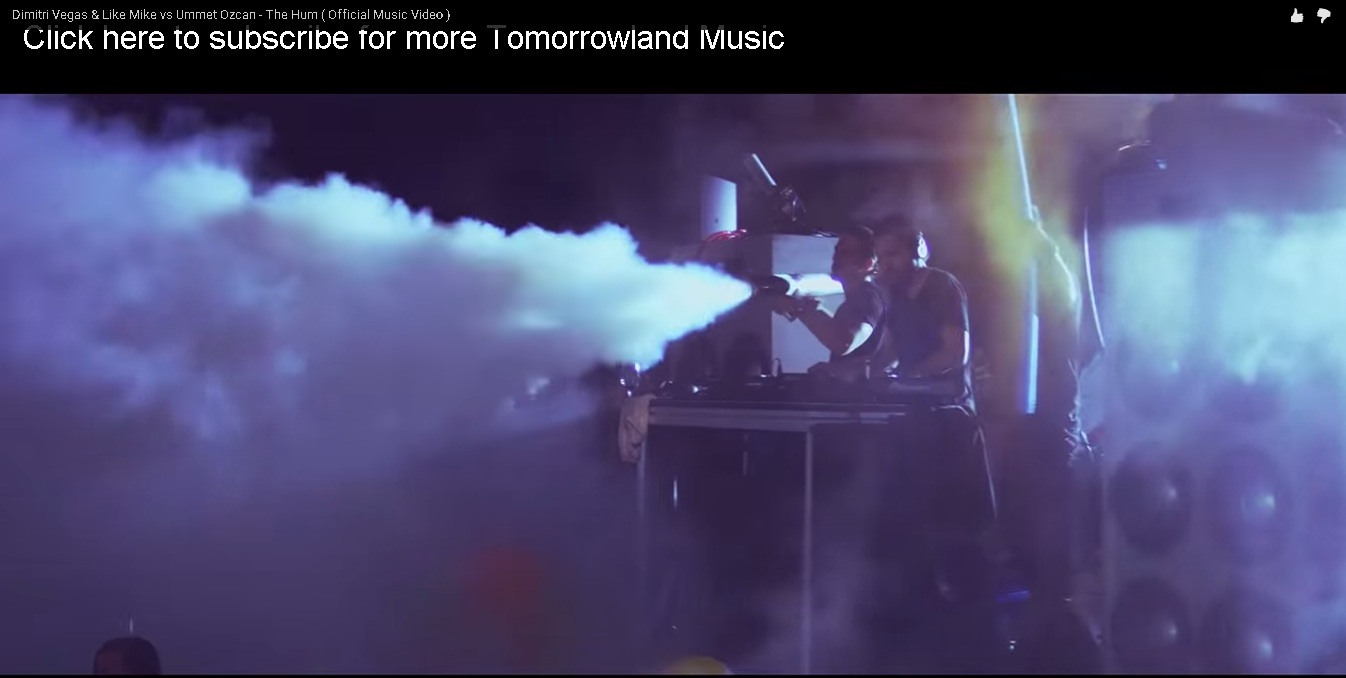  CO2 LED Special Effects Cannon Jets by CryoFX featured in the Video Production of Dimitri Vegas and Like Mike - The HUM