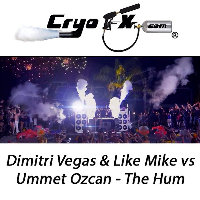 Dmitir Vegas The HUM Video uses Co2 Special Effect Jets from CryoFX®