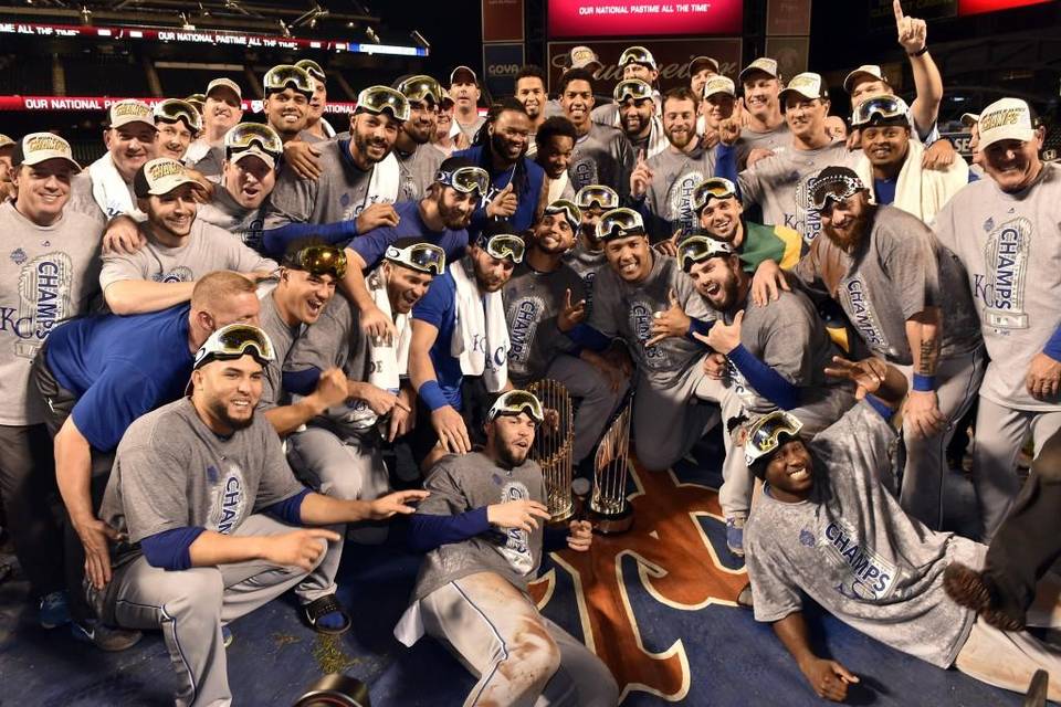 Kansas City Royals win the World Series of Baseball Best of 7 against the New York Mets - They will use CryoFX CO2 Special Effect Jets to celebrate and create the party atmosphere