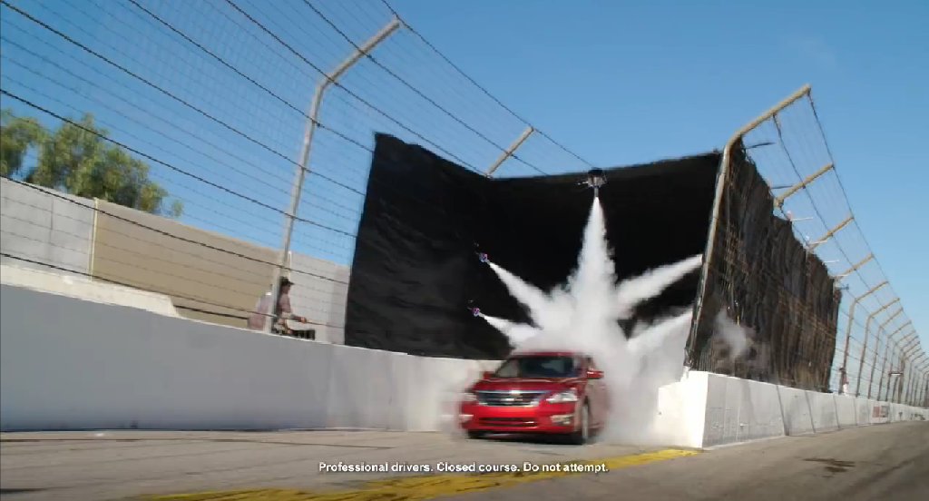 Nissan Ride of Your Life used Co2 Special Effect Smoke Jets from CryoFX® 